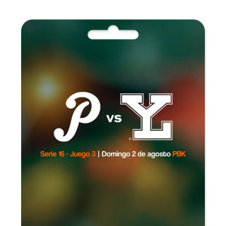Leones de Yucatán vs Pericos, Serie 16 Juego 3 - Tarjeta Regalo 1