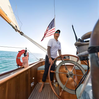 Sailing on Historic Schooner When And If in Salem, MA 7