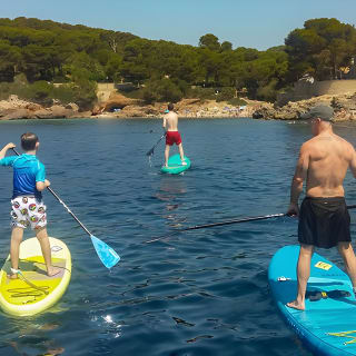 90' Stand Up Paddle tour in a small group in Cala Ratjada 14