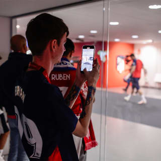 Atlético de Madrid: Experiencia túnel de vestuario + partido 4