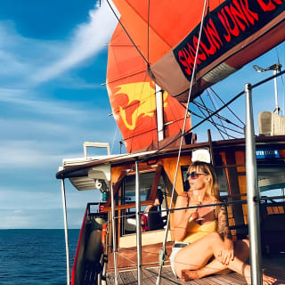 Shaolin Sunset Sailing Aboard Authentic Chinese Junk Boat 3