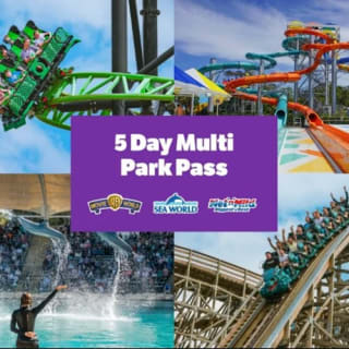 Warner Bros. Movie World, Sea World & Wet’n’Wild Gold Coast: 5-Day Pass 1