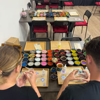 Mosaic Art Classes Wichita Falls: Turkish Lamp Workshop 2