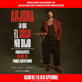 Ricardo Arjona “Lo Que el Seco No Dijo” - Aguascalientes 1