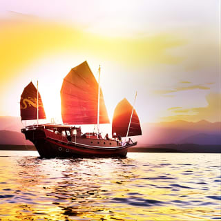 Shaolin Sunset Sailing Aboard Authentic Chinese Junk Boat 4