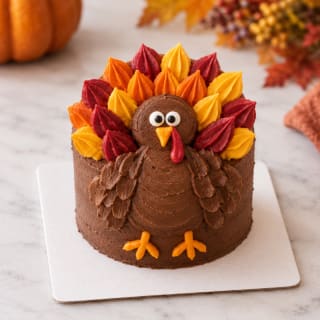 Thanksgiving Turkey Cake Decorating: New York City 1