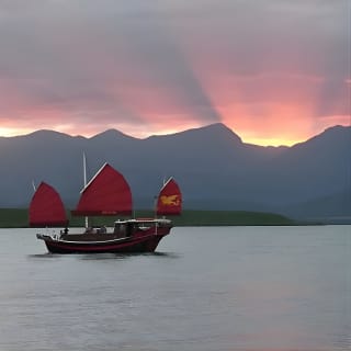 Shaolin Sunset Sailing Aboard Authentic Chinese Junk Boat 5