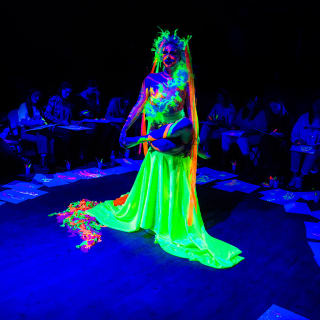 Neon Naked Life Drawing 3