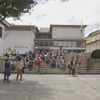 Gemeinsame Führung durch das historische Viertel Candelaria in Bogotá 24