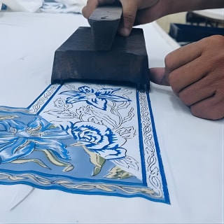 Learn Hand Block Printing Techniques & Print Your Own Fabric 8