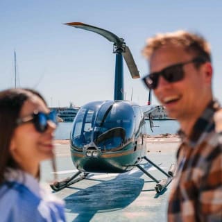 Barcelona: vuelo en helicóptero y traslado en barco desde el helipuerto 6
