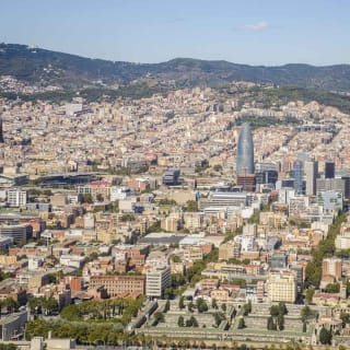 Barcelona: vuelo en helicóptero y traslado en barco desde el helipuerto 7