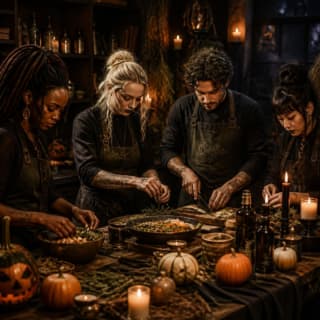 Spooky Edition: Homemade Fettuccine: Orlando 1