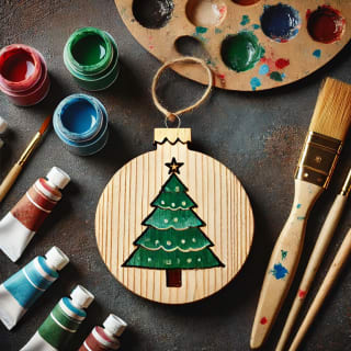Art Christmas: Handmade Christmas ornaments workshop + hot chocolate 2