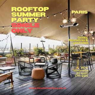 Roof Top Summer Party Célibataires 1