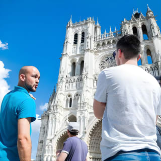 Campos de batalla del Somme desde París con monumento australiano & Catedral de Amiens 7