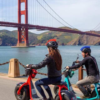Muelle al Puente Golden Gate - Alquiler de Scooters Eléctricos GoRide 12