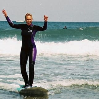 Beginner Surf Lesson in Santa Cruz 2