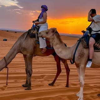 Nuit à dos de chameau dans le désert de Merzouga/ Erg Chebbi 4