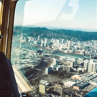 Airplane Flight Tour over Portland, Oregon 5