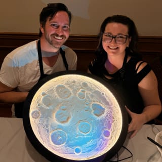 Moon Lamp Art Class - Orange County 2