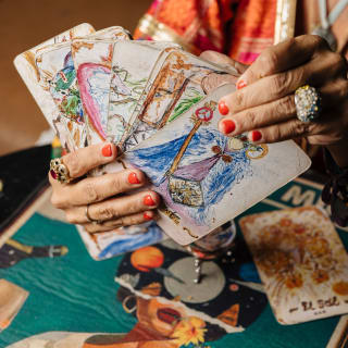 ï»żDinner, Cocktails & Tarot Night 1