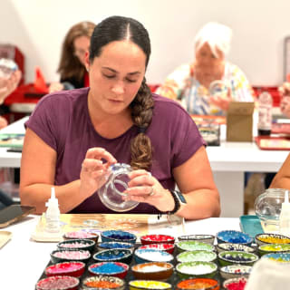 Mosaic Art Classes Jacksonville: Turkish Lamp Workshop 2