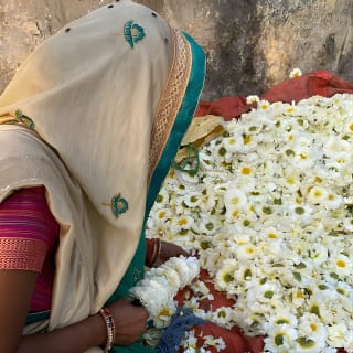 Tour privado de medio día del Mercado de Flores de Delhi 1