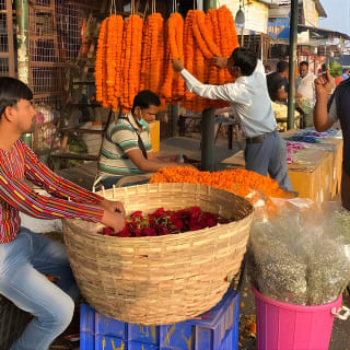 Tour privado de medio día del Mercado de Flores de Delhi 2