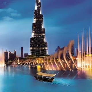 Burj Khalifa: At the Top entry with Fountain Boardwalk 7