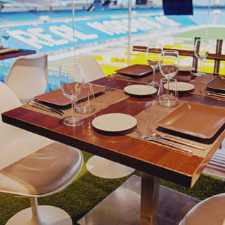 Menú y partido: La Liga en el Real Café Bernabéu 1