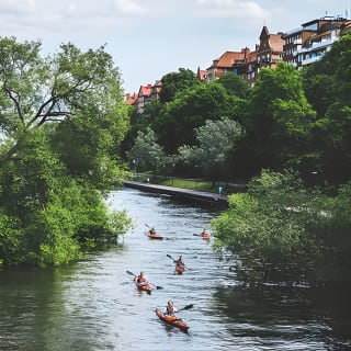 Aventura de kayak autoguiada en Estocolmo Central (kayak de un solo uso) 3