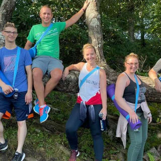 Mountaintop Yoga & Meditation Hike in Asheville 37
