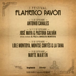 Primera edición del Festival Flamenco Pavón en el Teatro Pavón 2