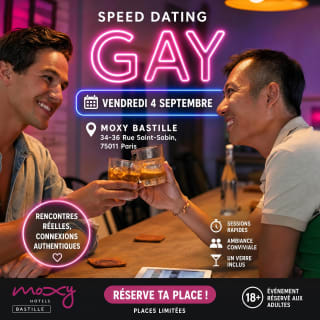 Speed dating GAY 🌈 Age Grouping (Paris 11) 1