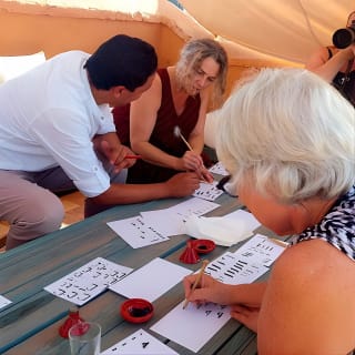 Atelier de calligraphie arabe à Marrakech 3