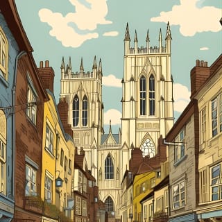 Gemeinsame Spaziergang-Tour in York 2