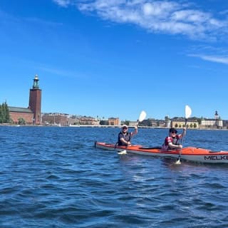 Geführte Kajaktour durch den zentralen Teil Stockholms 2
