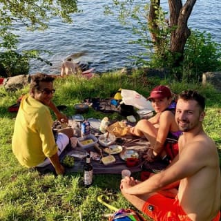 Tour in kayak al tramonto a Stoccolma Centrale e Swedish Fika 8