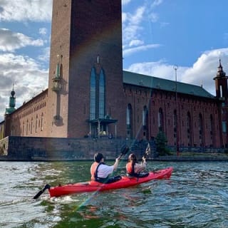 Geführte Kajaktour durch den zentralen Teil Stockholms 6