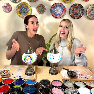 Mosaic Art Classes Waukesha: Turkish Lamp Workshop 2