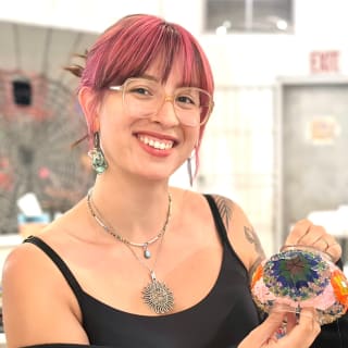 Mosaic Art Classes Waukesha: Turkish Lamp Workshop 3