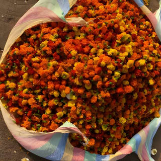 Tour privado de medio día del Mercado de Flores de Delhi 6