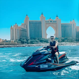 2 Hours Jet Ski Tour Dubai - Atlantis -JBR -Burj al Arab - Burj Khalifa views 1