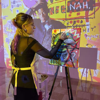 Urban Canvas - Edizione Basquiat - un'esperienza di pittura immersiva 1