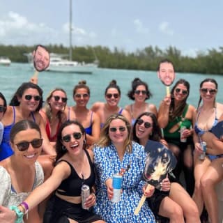 Miami Sandbar Island Yacht Charter40 Boat Rental Tours Private  13