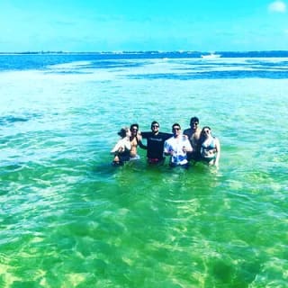 Miami Sandbar Island Yacht Charter40 Boat Rental Tours Private  16