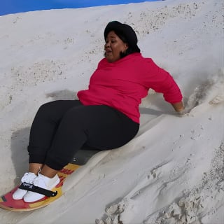 Glam Sandboarding in Cape Town Atlantis White Sand Dunes 4