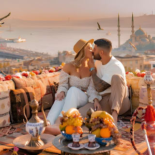 Uçan Elbise ile İstanbul Çatı Fotoğraf Çekimi 23