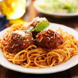 Handmade Spaghetti with Pomodoro & Meatballs: New York City 2
